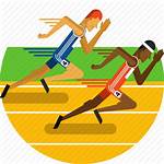 Sports Olympic Icons Running Clipart Transparent Yellow