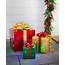 Outdoor Stackable Lighted Christmas Gifts  Balsam Hill