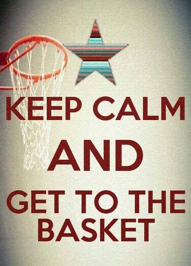 Keep Calm And Get To The Basket Basketball Quotes And Inspiration