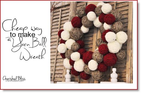 Yarn Ball Wreath Tutorial Felting