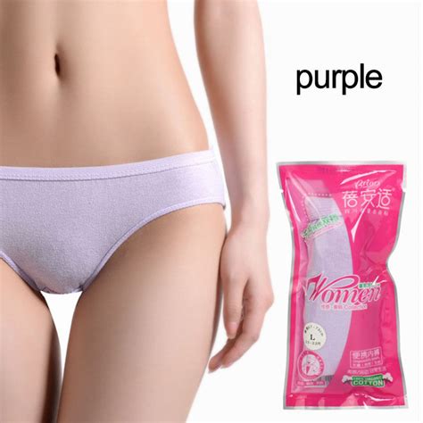 Womens Man Unisex Cotton Disposable Regular Panties Underwear Briefs Travelling Ebay