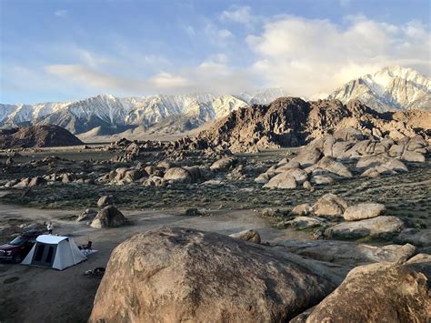 It Was A Chilly Morning At Alabama Hills Lone Pine Ca Camping