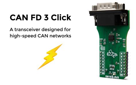 Can Fd 3 Click A Transceiver Designed For High Speed Can Networks