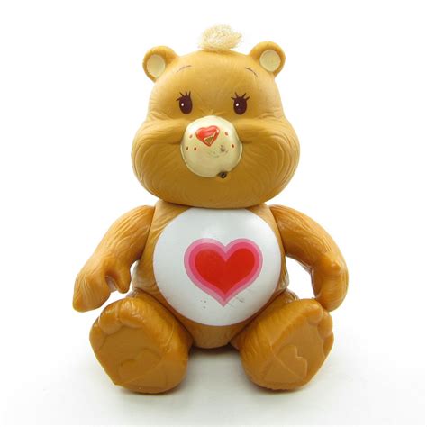 Tenderheart Bear Poseable Vintage Care Bears Toy Figurine Etsy