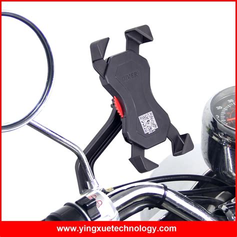 Odier Universal Motorcycle Cell Phone Holder Scooter Mirror Mount Rear