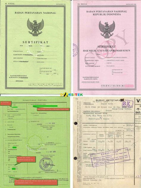 Contoh Sertifikat Tanah Pdf - Gawe CV