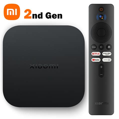 Xiaomi Tv Box S 2nd Gen 4k Android Streaming Media Player Wifi
