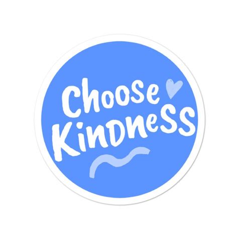 Choose Kindness Sticker Diversely Human