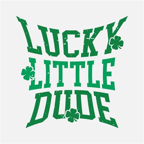 Premium Vector Lucky Little Dude St Patricks Day Tshirt Design St