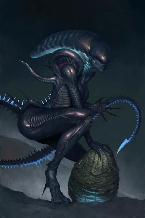 Artstation Xenomorphs Oleg Bulakh In 2020 Alien Artwork Alien
