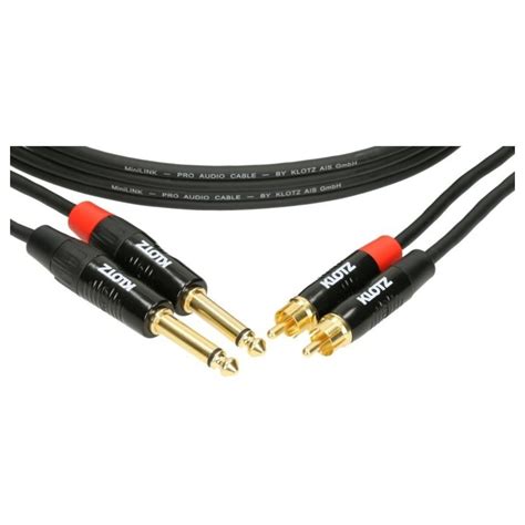 Klotz Minilink Pro Rca 14 Jack Cable 3m At Gear4music