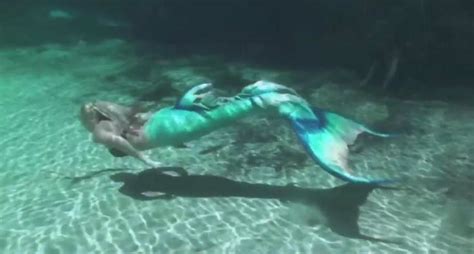 Real Life Mermaid Melissa Underwater Performer And Pro Free Diver