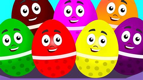 Learn Colors With Surprise Eggs Color Song For Kids Children Nursery