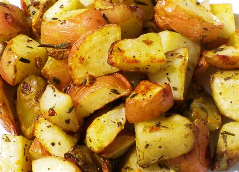 Roast in the hot oven for 40 to 45 minutes, or until crispy and golden brown. Roasted Garlic Potatoes