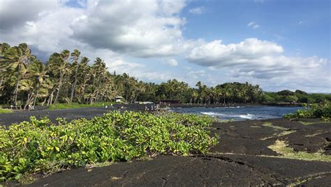 Visit Punaluu Black Sand Beach Big Island Guide