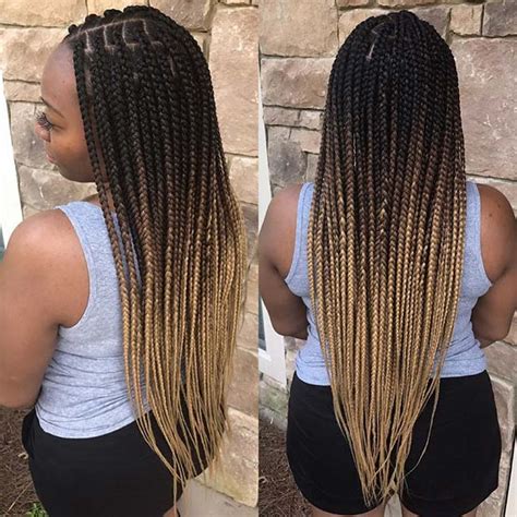 Box braid hairstyles are such a playful way to switch up your look. Two Toned Box Braids | Find your Perfect Hair Style