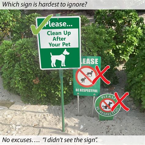 Smartsign Please Clean Up After Your Dog Sign Dog Poop Signs For Yard