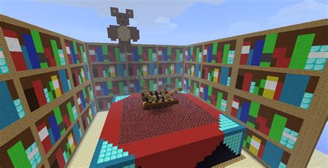 Updated Big Enchantment Table With Bookshelves Minecraft Project