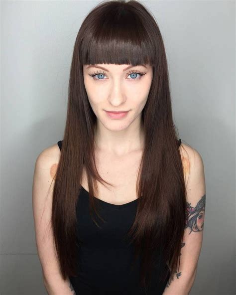 Hairstyles For Straight Long Hair With Bangs Hairstyles6g