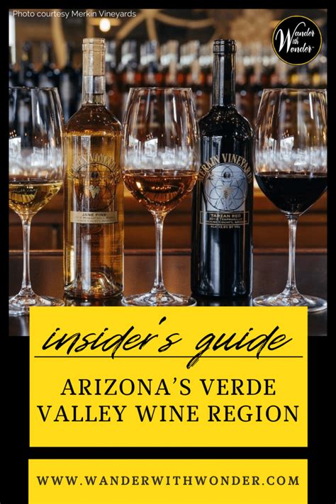 The Best Insiders Guide To The Verde Valley Wine Region Wander With