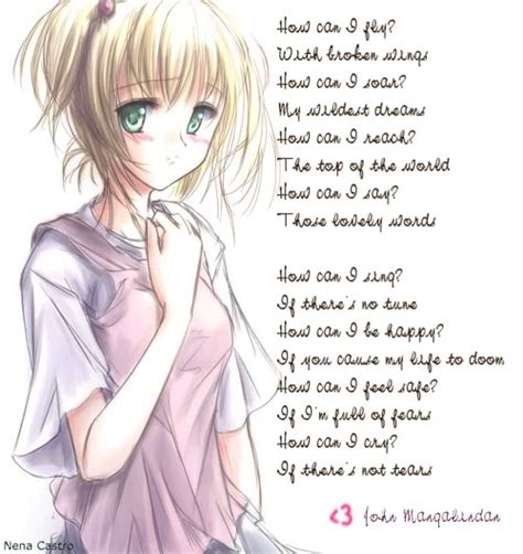 2 Beautiful Poems With Anime Pictures For Share Facebook