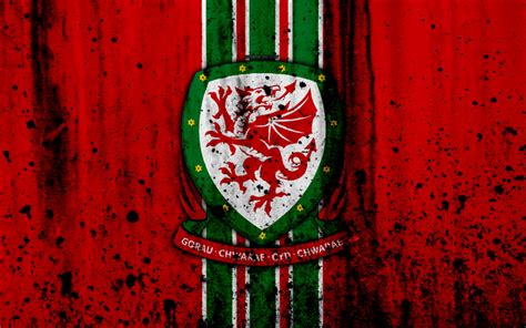 Tons of awesome wales wallpapers to download for free. Download wallpapers Wales national football team, 4k, logo ...