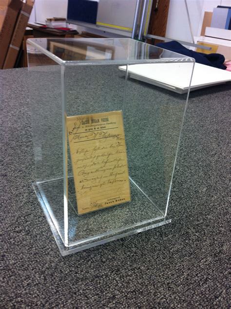 Custom Plexiglass Display Box For Antique Postcards By Central
