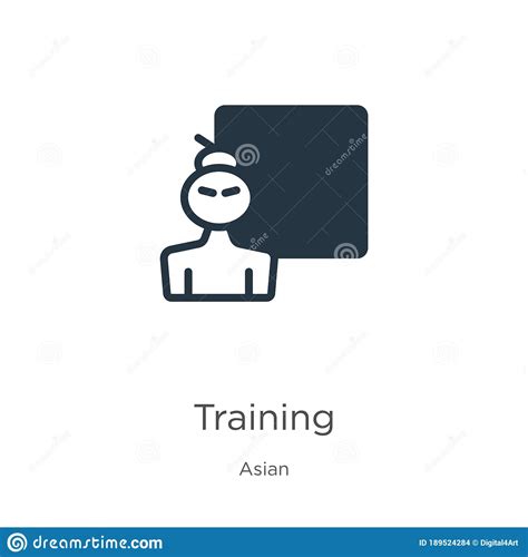 Training Icon Vector Trendy Flat Training Icon From Asian Collection