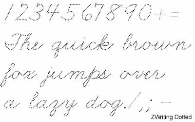 Download 10,000 fonts with one click for $19.95. Zaner Bloser font set with 30 Manuscript and Cursive Writing