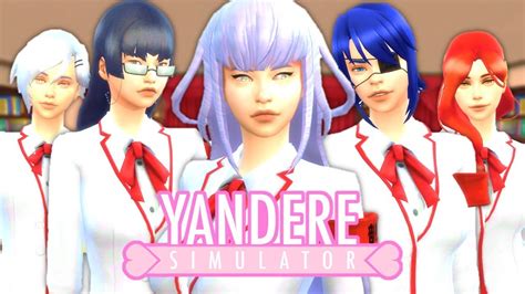 Cc Sims 4 Yandere Simulator The Sims 4 Yandere Sim Student Council 8c6