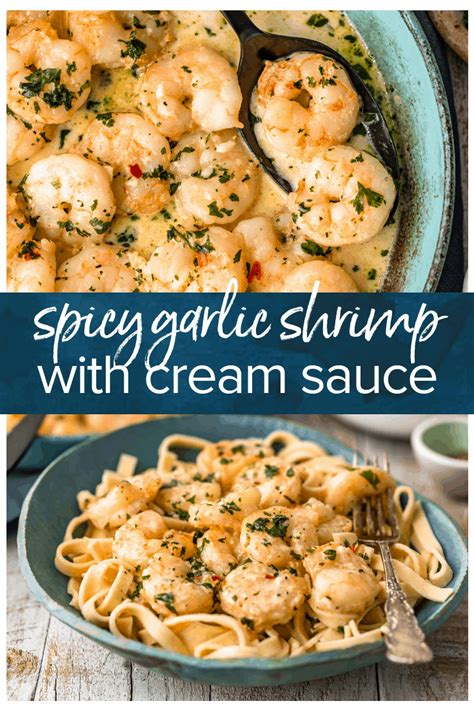Spicy Garlic Shrimp With Cream Sauce Garlic Shrimp Recipe Video