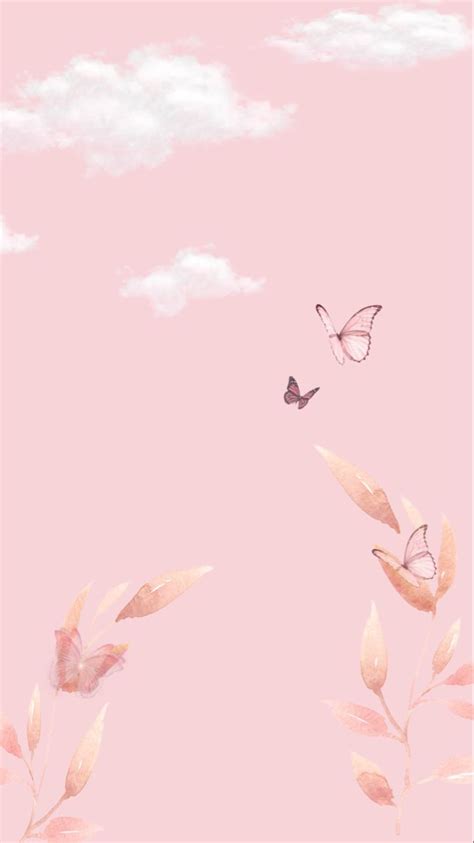 Aesthetic Pink Butterfly Wallpaper In 2020 Butterfly Wallpaper Pink