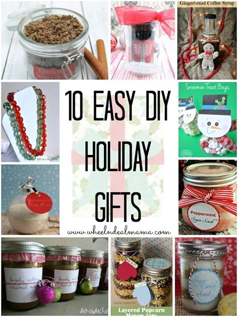 Maybe you would like to learn more about one of these? 10 Easy Do-it-Yourself Holiday Gifts - Wheel N Deal Mama