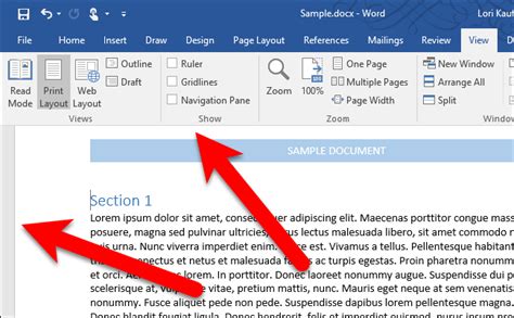 How To Show And Hide The Rulers In Microsoft Word