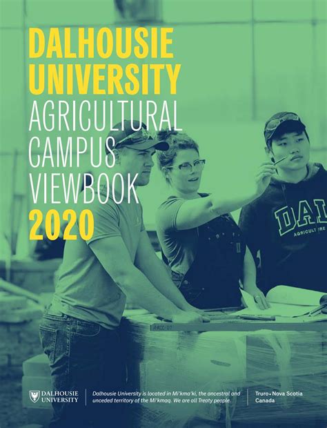 Dalhousie University Agricultural Campus Viewbook 2020 By Dalhousie