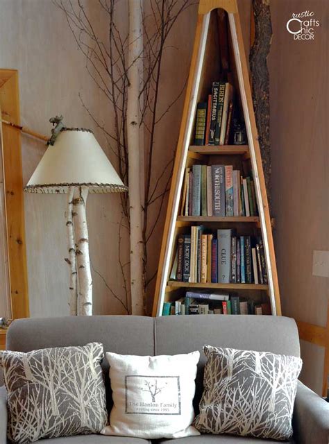 Unique Diy Rustic Bookcases And Shelves Rustic Crafts