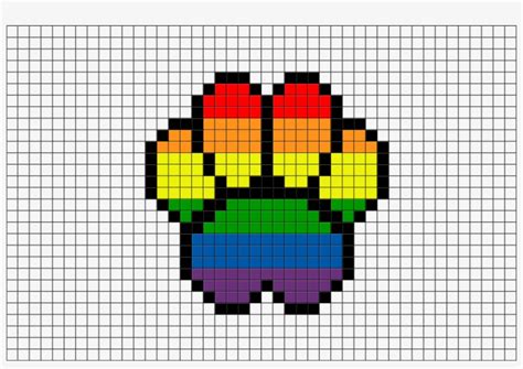 Easy Rainbow Minecraft Pixel Art Templates Fight For This