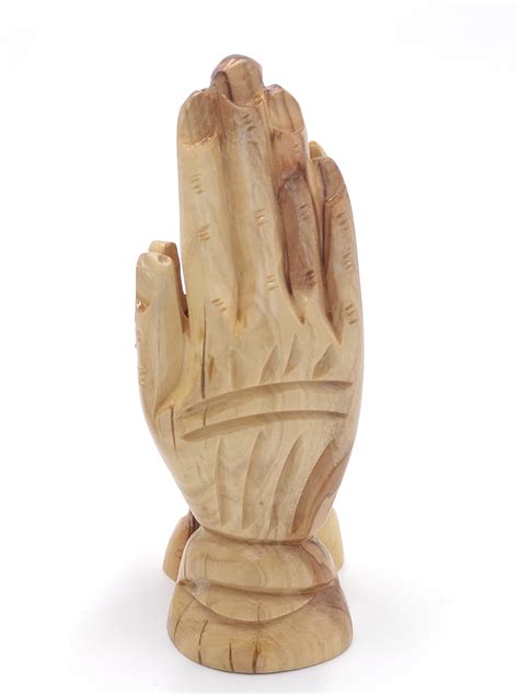 Praying Hands Sculpture Olive Wood Carving Holy Land Bethlehem Etsy