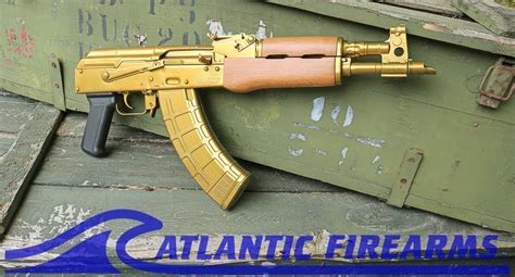 Elevenmile Arms Ak47 Trophy Pistol Romanian Draco Pyrite Gold