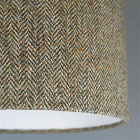 Barley Herringbone Harris Tweed Lampshade By Quirk