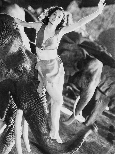 Maureen Osullivan In A Publicity Photo By Ted Allan For Tarzan And His