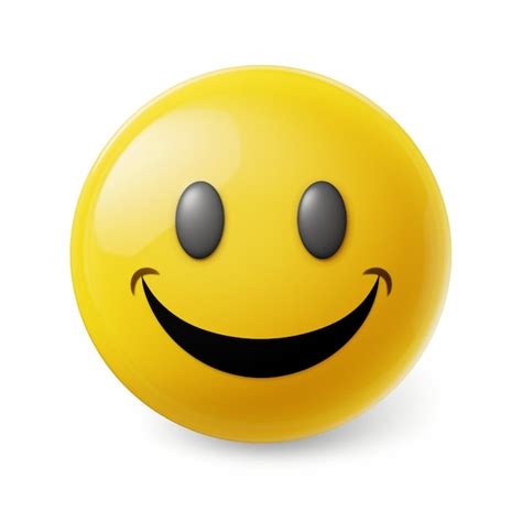 Premium Photo A Yellow Smiley Face With A Smile On It