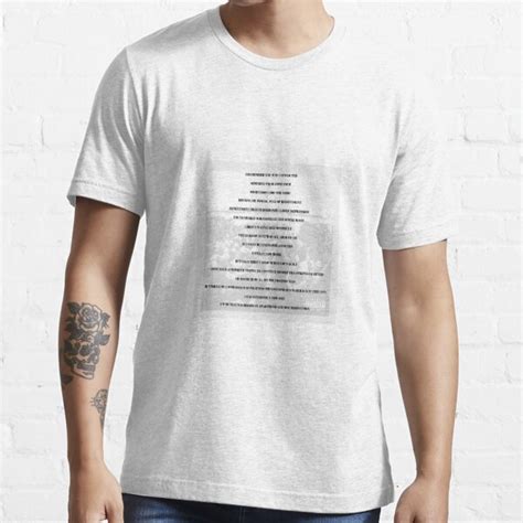 Tpab Full Poem By Kendrick Lamar T Shirt By Lefauve Redbubble