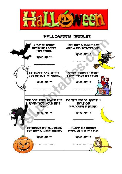 Halloween Riddles For Kids Best Decorations