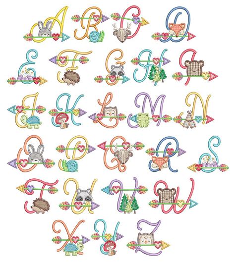 Printable Hand Embroidery Letters Patterns Free