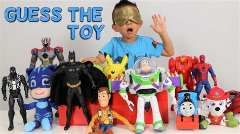 Guess The Toy Game Challenge Kids Surprise Toys Disney Toys Superheroes