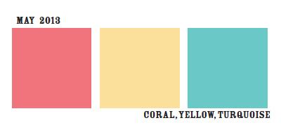 Attention and social interaction are two things that coral is fond of. My Little Slice of Bliss: Coral, Yellow, and Turquoise ...