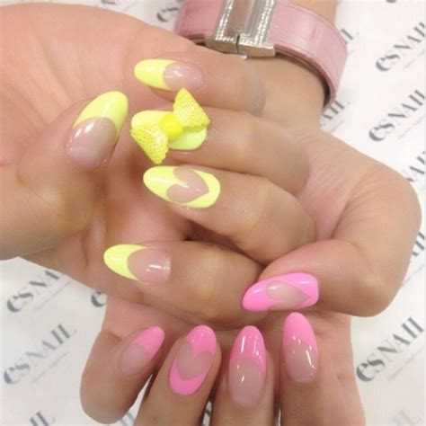 Pink And Yellow Nails Pictures Photos And Images For Facebook Tumblr