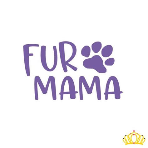Download Fur Mama Decal, Dog Mom Decal, Yeti Tumbler Decal for ...