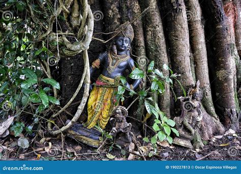 Hindu Statue In Kerala India Stock Image Image Of Temple Paravur